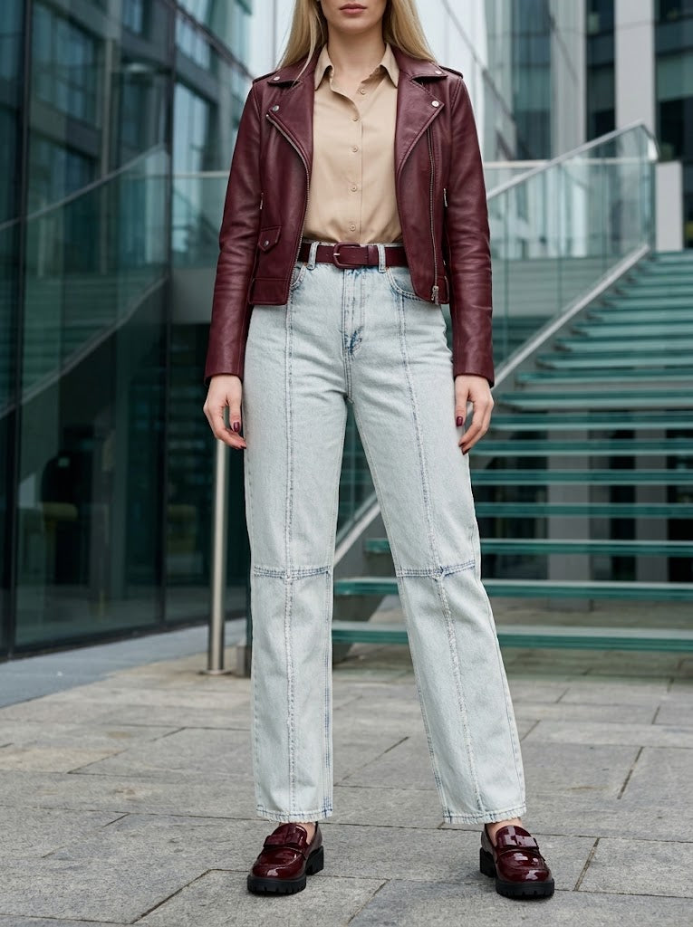 Pantalón de corte recto estilo vintage - URBAN PALACE
