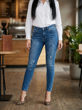 Pantalón Jean Skinny Hammer – Azul Medio con Razgados