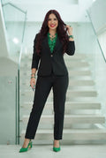 Conjunto Sastré Ejecutivo Elegance (Blazer y Pantalón)- Botón central metalizado de alta gama