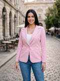 Blazer Unicolor, Rosado